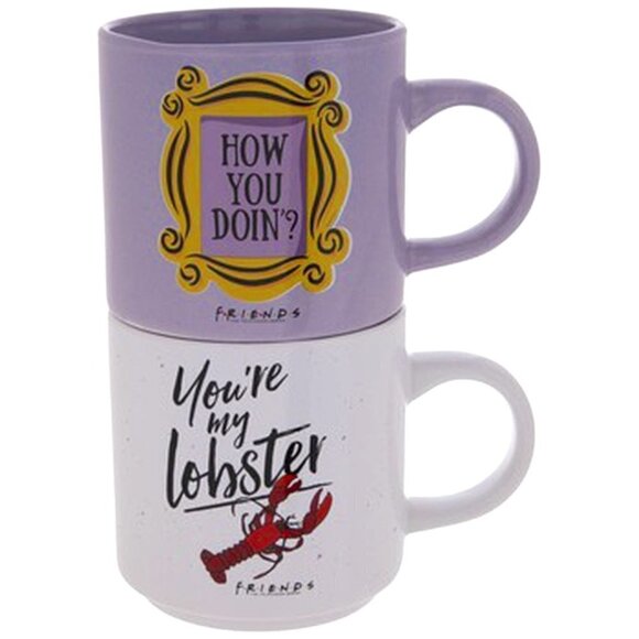 𝅺Friends Quotes Stacked Mug Set - Picture 1 of 2